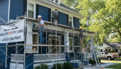 Painting contractors serving Oak Park, IL, providing professional interior and exterior painting services