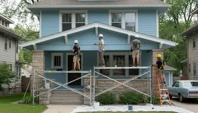 Painting contractor in Oak Park, IL providing professional interior and exterior painting services