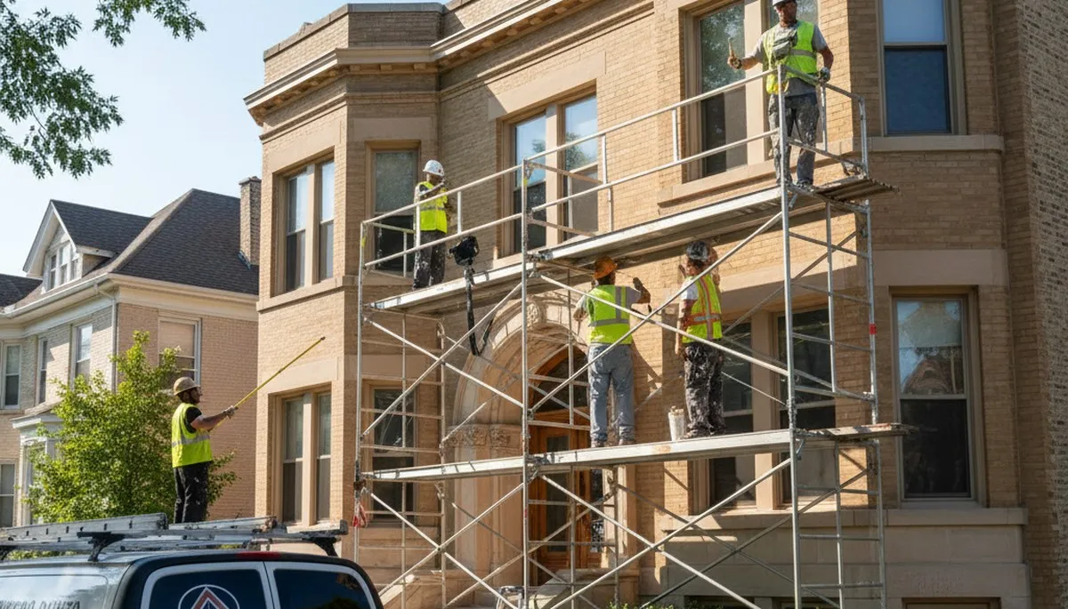 Oak Park, IL painting contractor providing professional residential and commercial painting services