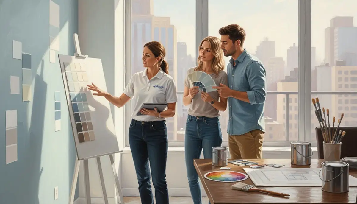 Oak Park, IL painters provide expert color consultation for home paint palette selection