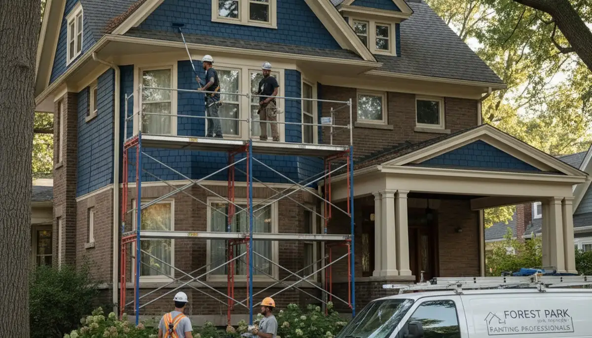 Oak Park, IL painters providing professional interior and exterior painting services