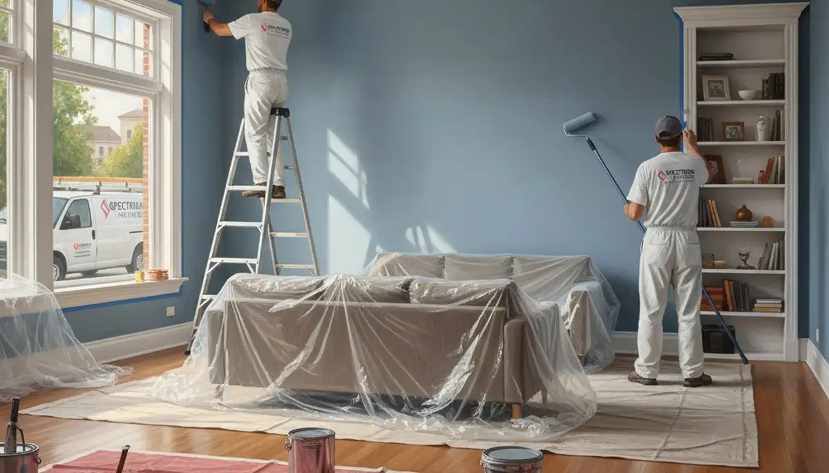 Interior house painting in Oak Park, IL by Oak Park Paint Pros for durable, climate-aware finishes