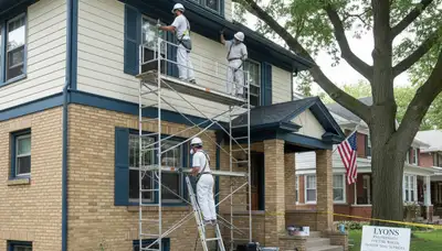 Painting services in Oak Park, IL for residential and commercial interiors and exteriors