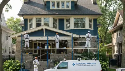 Painting contractor in Oak Park, IL providing professional interior and exterior painting services