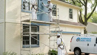 Painting contractor in Oak Park, IL providing professional interior and exterior painting services