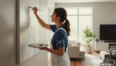 Oak Park, IL paint touch-up service restoring worn interior and exterior surfaces by local painters
