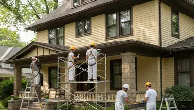 Painting contractor in Oak Park, IL providing professional interior and exterior painting services