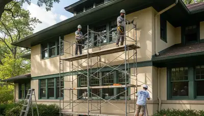 Oak Park, IL painting contractor providing interior and exterior house painting services