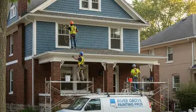 Oak Park, IL painters providing professional interior and exterior painting services
