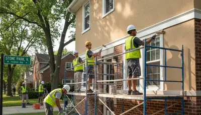 Oak Park, IL painters providing professional residential and commercial painting services
