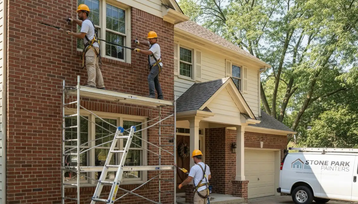 Oak Park, IL painters providing professional interior and exterior painting services for homes and businesses