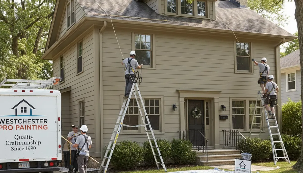 Painting contractor serving Oak Park, IL with professional interior and exterior house painting services