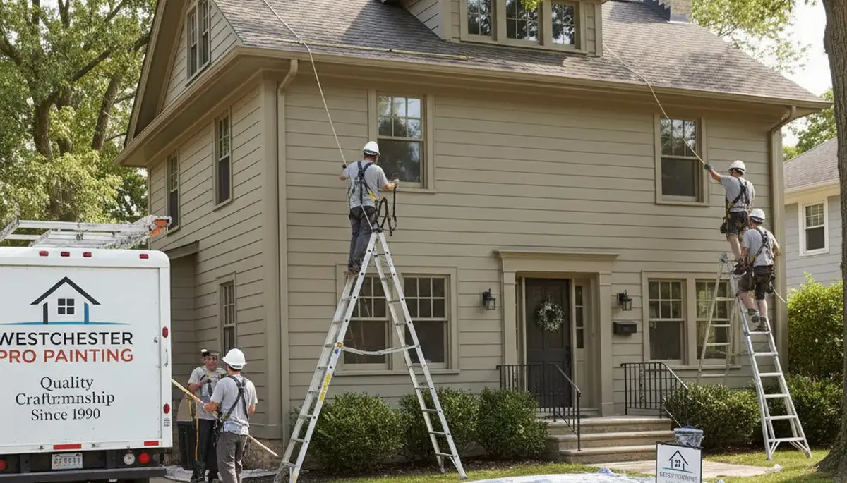 Painting contractor serving Oak Park, IL with professional interior and exterior house painting services