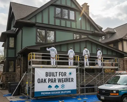 Exterior painting services in Oak Park, IL designed to protect homes from harsh weather